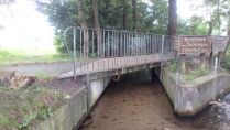 Neue Brücke über den Krollbach in Hövelhof 